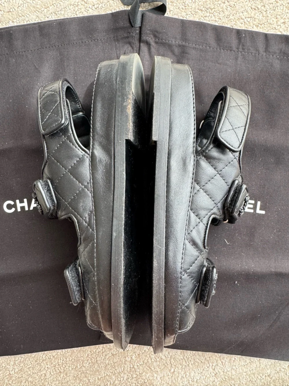 CHANEL dad sandals